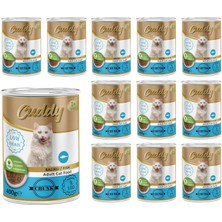 Hype Store Cuddy Yetişkin Kedi Balıklı ve Jöleli Konserve Mama 400 gr x 12 Adet