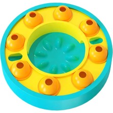 Hype Store Köpek ve Kedi Için Zeka Geliştirici Yavaş Besleme Oyuncağı – Eğlenceli ve Sağlıklı Beslenme Turkuaz