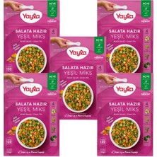 Yayla Salata Hazır Yeşil Miks 120 gr X5