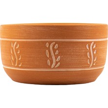 Hype Store Bitkitasarımı Terracota Nakış Desenli Toprak Aranjman Saksı – 20 cm Çap