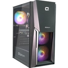 Quantum Gaming Muerta 650W 4 Rgb Fanlı Koyu Gri Gaming Kasa