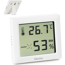 Hype Store Dijital Oda Termometresi ve Nem Ölçer – LCD Ekranlı, Kompakt Higrometre, Iç Mekan Sıcaklık ve Nem Ta