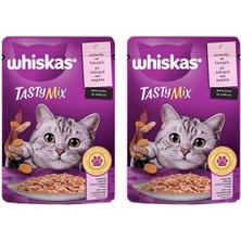 Hype Store Whiskas Pouch Tastymix Sos Içinde Somonlu ve Havuçlu Yetişkin Kedi Konservesi 85 gr 2li Paket