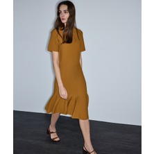 İpekyol Volanlı triko elbise IS1260002208024