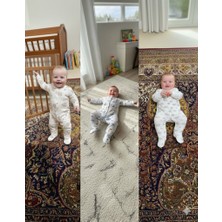 ruhaay Bebek Mevsimlik Baskılı Pamuk Çıtçıtlı 3 Adet Zıbın Seti