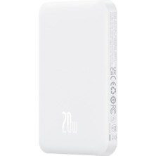 Hype Store Magsafe Mini Wireless Powerbank 5.000 Mah 20W-BEYAZ