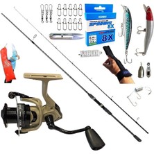 Oslo Okuma Wave Up 270CM 10-40GR Okuma Outrax 4000 Rapala Maket Balık Spin Olta Takımı Seti