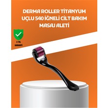 Ronanna Kesgin Market ® 540 Iğneli Titanyum Dermaroller Profesyonel Ev Tipi Cilt Yenileme Aparatı