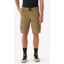 Decathlon Quechua Erkek Outdoor Kargo Şort - Kahverenggi - NH500