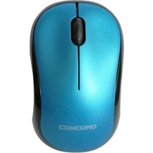 Hype Store Concord Wireless Kablosuz 3D Mouse (3 Farklı Renk) (Mavi)