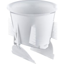 Hype Store Wc Matik Koku ve Haşere Önleyici Alaturka Tuvalet Kapağı Plastik Beyaz Renk Gider Kapak