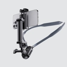 Hype Store Kıskaçlı Profesyonel Telefon Tutucu ve Aksiyon Kamera Boyun Askısı Gezi Seyahat ve Sürüşlerde Kullan