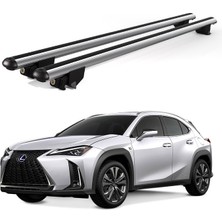 Today Auto Kanca Lexus Ux (2019 ve Sonrası) Uyumlu Gri Kilitli Ara Atkı 110CM Port Bagaj Tavan Barı
