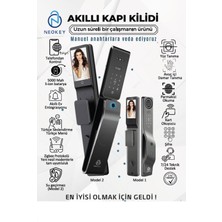 Neokey Tuya Akıllı Parmak Izli Kapı Kilidi Wi-Fi Özellikli Çelik Gövde Su Geçirmez