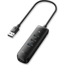 Hype Store USB Hub USB Splitter 3.0 Ultra Ince 4 Bağlantı Noktalı USB Adaptörü.