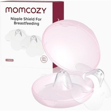 Momcozy Floral Emzirme Konisi Medium 20 mm Düz ve Içe Çökük Meme Ucu Için Taşıma Kutusu ile Birlikte