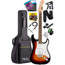 Hype Store RPH-30SB Gül Klavye Strat Kasa Sss Elektro Gitar Seti