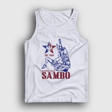 Presmono Unisex Beyaz Team Ufc Mma Dövüşçü Sambo Atlet