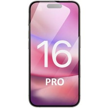 Hype Store Teknosepetim iPhone 16 Pro Ekran Koruyucu iphone 16 Pro ile Tam Uyumlu 9h Sertliğinde Ekran Koruyucu