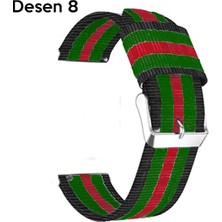 Sergen Reklam 22MM Gear S3 Watch 4 -Gt2 GT2E 46MM Kayış Kordon Nylon Watch 3 45MM-(5775) - SE002E-6CNNQ8