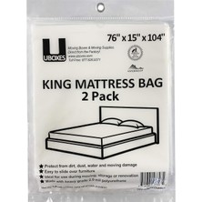 Hype Store Uboxes King Yatak Poli Kılıfları, 76 x 15 x 104 Inç, 2'li Paket