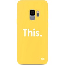 Hype Store Caseslab Samsung S9 Sarı Silikon Telefon Kılıfı - This.