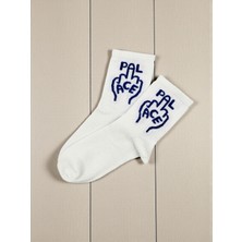 G Socks Palace Yazılı Orta Parmak Desenli Renkli Çorap