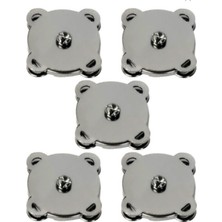 Orhan Çanta Örgü Çantaya Dikmeli Mıknatıs Gümüş Renk 100’LÜ Paket