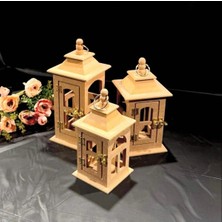 Şamdan Mumluk,ahşap Boyama,el Işçiliği,fener Mumluk