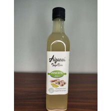 Aizanoi Doğal Evim Zencefilli Elma Sirkesi Doğal Fermente 500 ml Cam Şişe