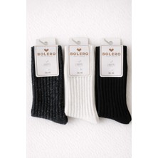 A&D Handmade Bolero Yün Kışlık Kadınsoket Çorap(3lü Paket)