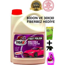 Aracınız Için En Iyisi T-Raxkonsantre Hızlı Cila Süper Etkili Araba Oto Cilası Muhteşem Parlaklık Üstün Koruma 3 Litre