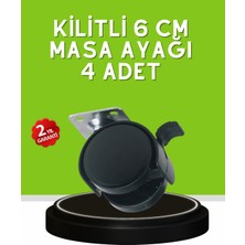 Maarketim Sehpa ve Restoran Arabası İçin Kilitli Ayak 4’lü