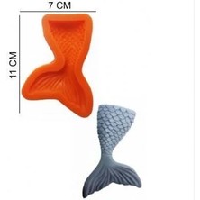 Pozitif Silikon Kalıp  Deniz Kızı Kuyruğu  HG-123
