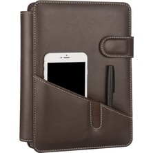 Hype Store 2k 5295 Ajanda Tarihsiz Kareli Suni Telefon Kılıflı 4 Halka Mekanizmalı Hesap Makineli Organizer, Ka