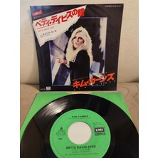 Plakperest Kim Carnes - Bette Davis Eyes - Japonya 1981 Basım 45LIK Plak 2.el