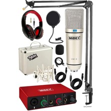 Hype Store Cx1 Mikrofon + GLX-500 Pro Stüdyo Ses Kartı Seti