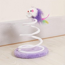 Hype Store Yaylı Fareli Çember Hacı Yatmaz Kedi Oyuncağı 23X14 cm 1 Adet