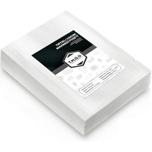 Hype Store T.m.q.g 100 Adet Tırtıklı Vakum Makinesi Poşeti Torbası (Seçenekli) (15X20CM)