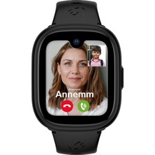 Hype Store Çocuk Akıllı Saat - Görüntülü Arama, Gps, Sos, Sağlık Takibi, Güvenli Alan (Siyah)