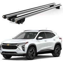 Today Auto Kanca Chevrolet Trax (2013 ve Sonrası) Uyumlu Gri Kilitli Ara Atkı 110CM Port Bagaj Tavan Barı