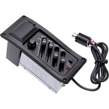 Hype Store Me-40 Gitar Preamp 4-Band Eq Ekolayzer Piezo Pickup Amplifier Tunerli