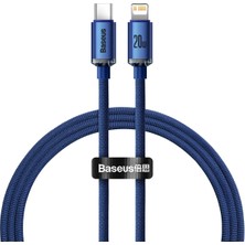 Hype Store Crystal Shine 20W Type-C To Lightning Kablo 120 cm Mavi