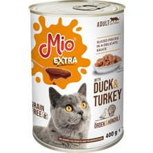 Hype Store Extra 400 gr Kedi Yaş Mama, Ördek ve Hindi x 10 Adet
