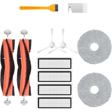 Hype Store , S10 Plus (S10T Değil) Uyumlu Yedek Fırça Hepa Filtre Mop Seti-12 Parça