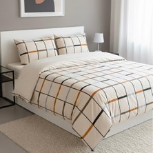 Lief Home Collection Çift Kişilik Nevresim Takımı 200X220CM | 4 Yastık Kılıfı | Lastikli Çarşaflı