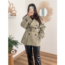 Nihanello Butik Haki Trençkot