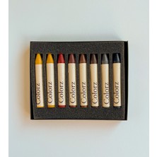 Colorz Profesyonel 8’li Yağlı Pastel Seti (Tarih Öncesi Sanat Renkleri)