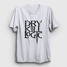 Presmono Unisex Beyaz Logo Dry Kill Logic T-Shirt