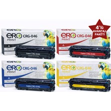 Ero Print 046 / Canon i-SENSYS MF731Cdw İçin 4 Renk Çipli Muadil Toner Set